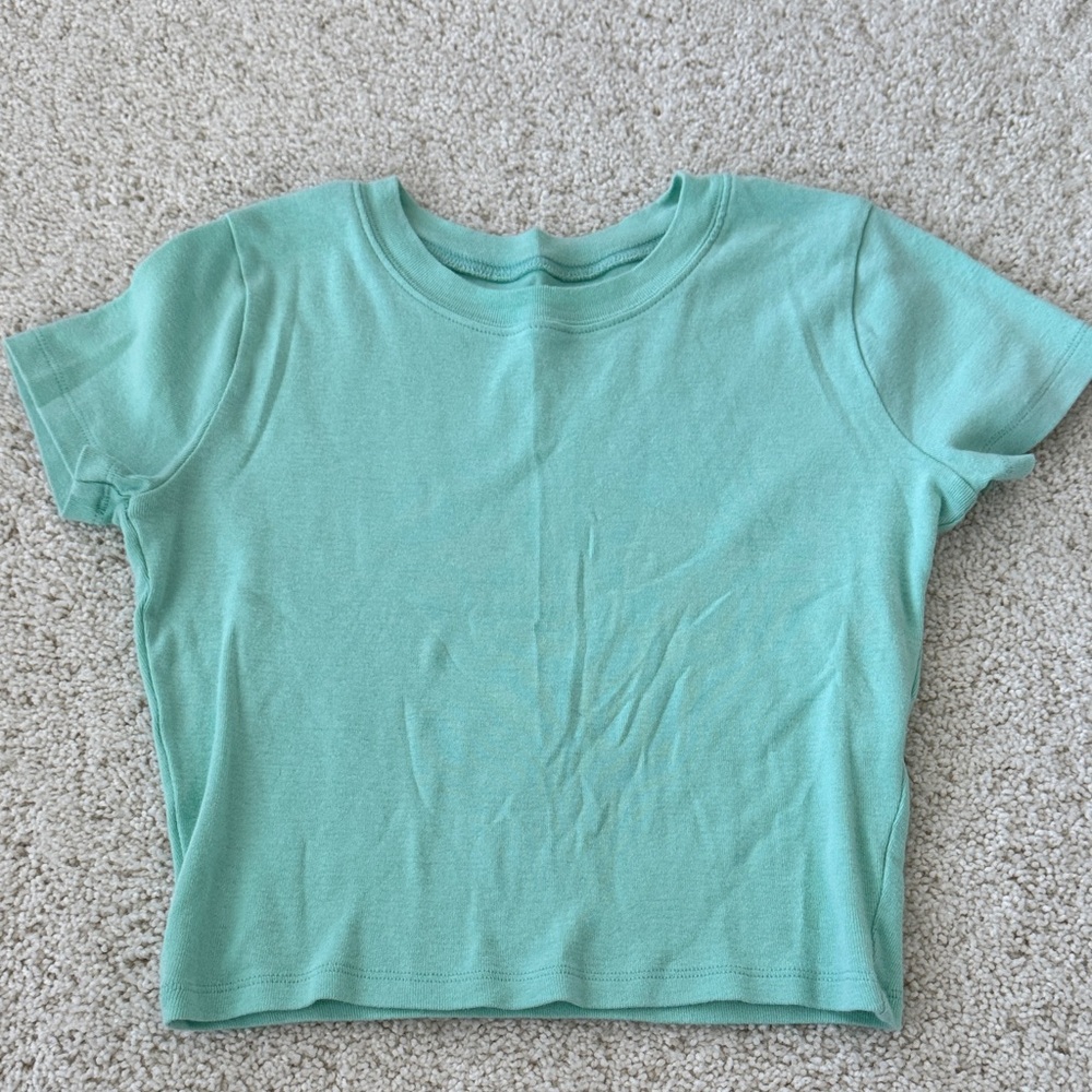 Hollister Mint Green Crop Top